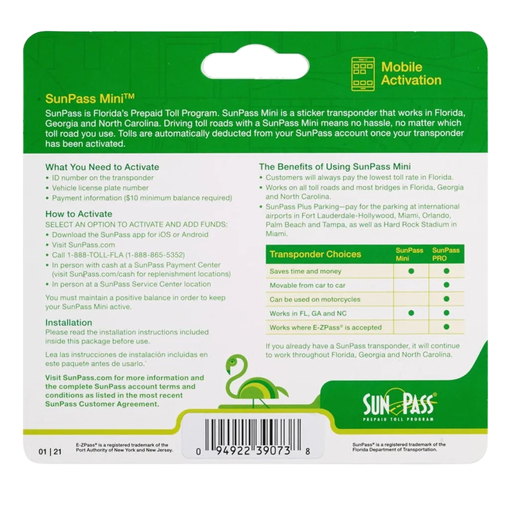 Sunpass Mini Sticker - Box of 24
